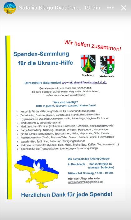 Spendensammlung